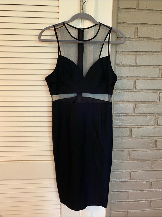 Tobi Dresses & Skirts - Tobi Black Dress with Mesh Insets